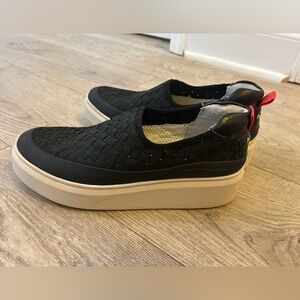 Franco Sarto Black and Tan Espadrilles